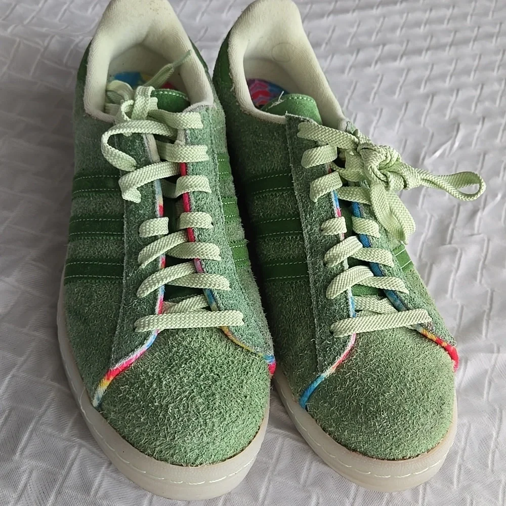 Adidas Men Campus 80s Crop Green Sneakers